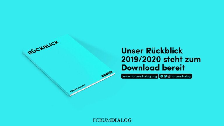 Forum Dialog Rückblick 2019/2020