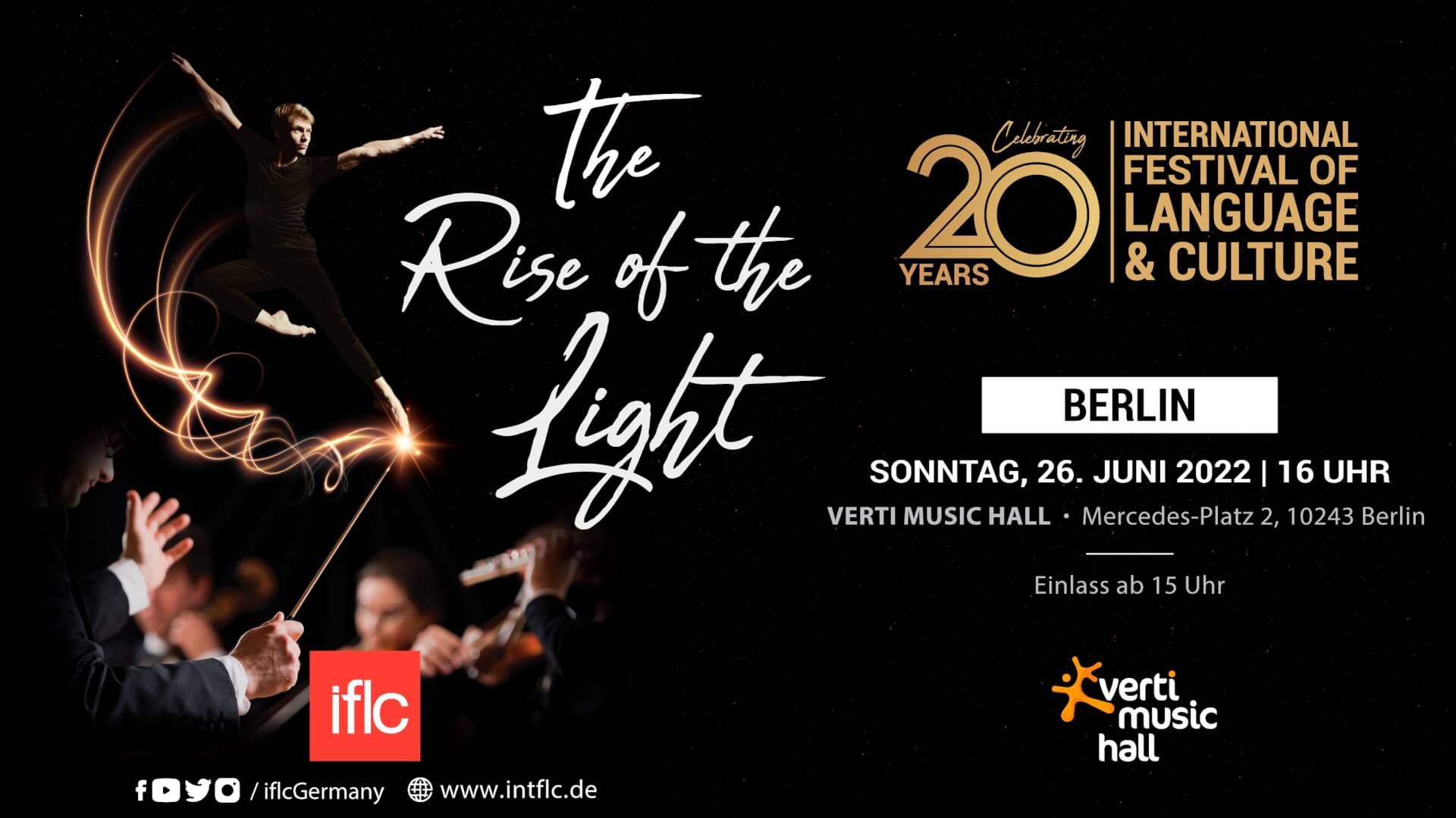 20. International Festival of Language and Culture (IFLC) – The Rise of the Light