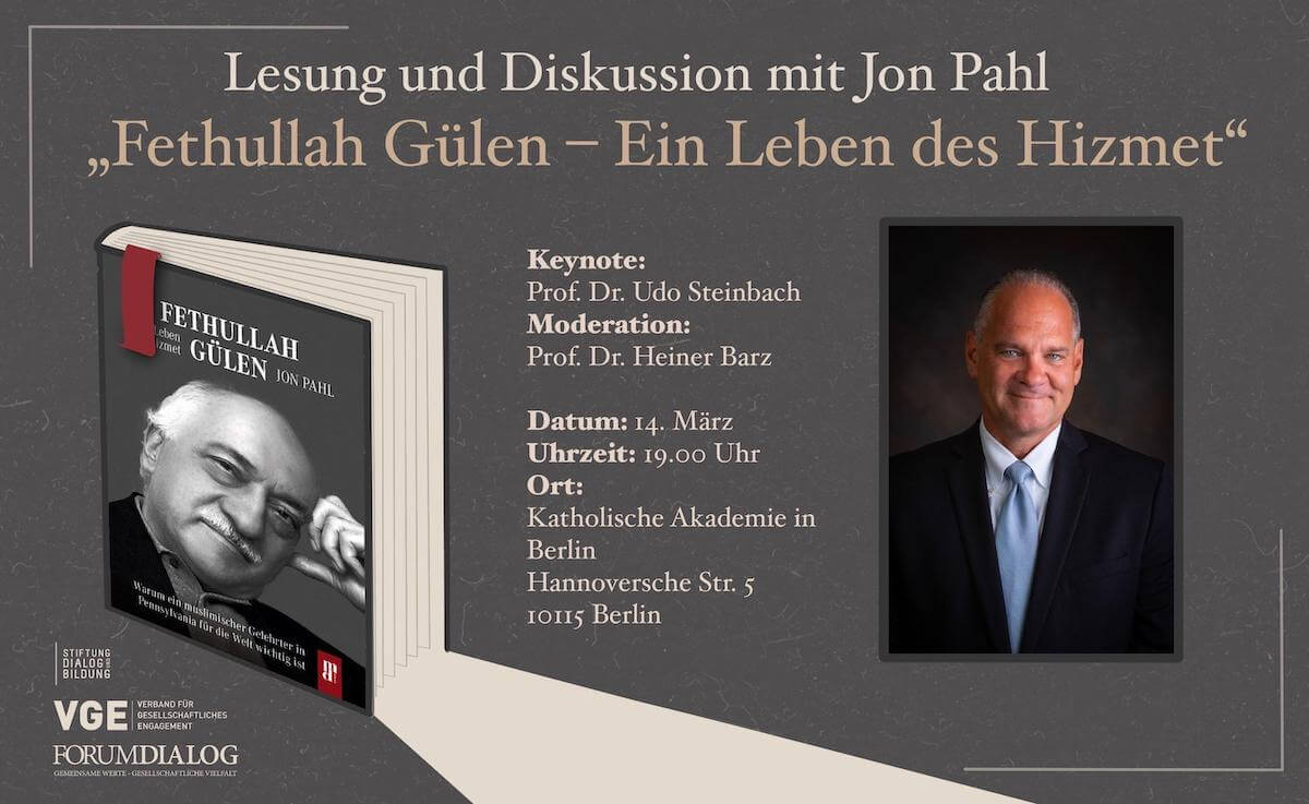 Lesung und Diskussion mit Jon Pahl “Fethullah Gülen – Ein Leben des Hizmet”