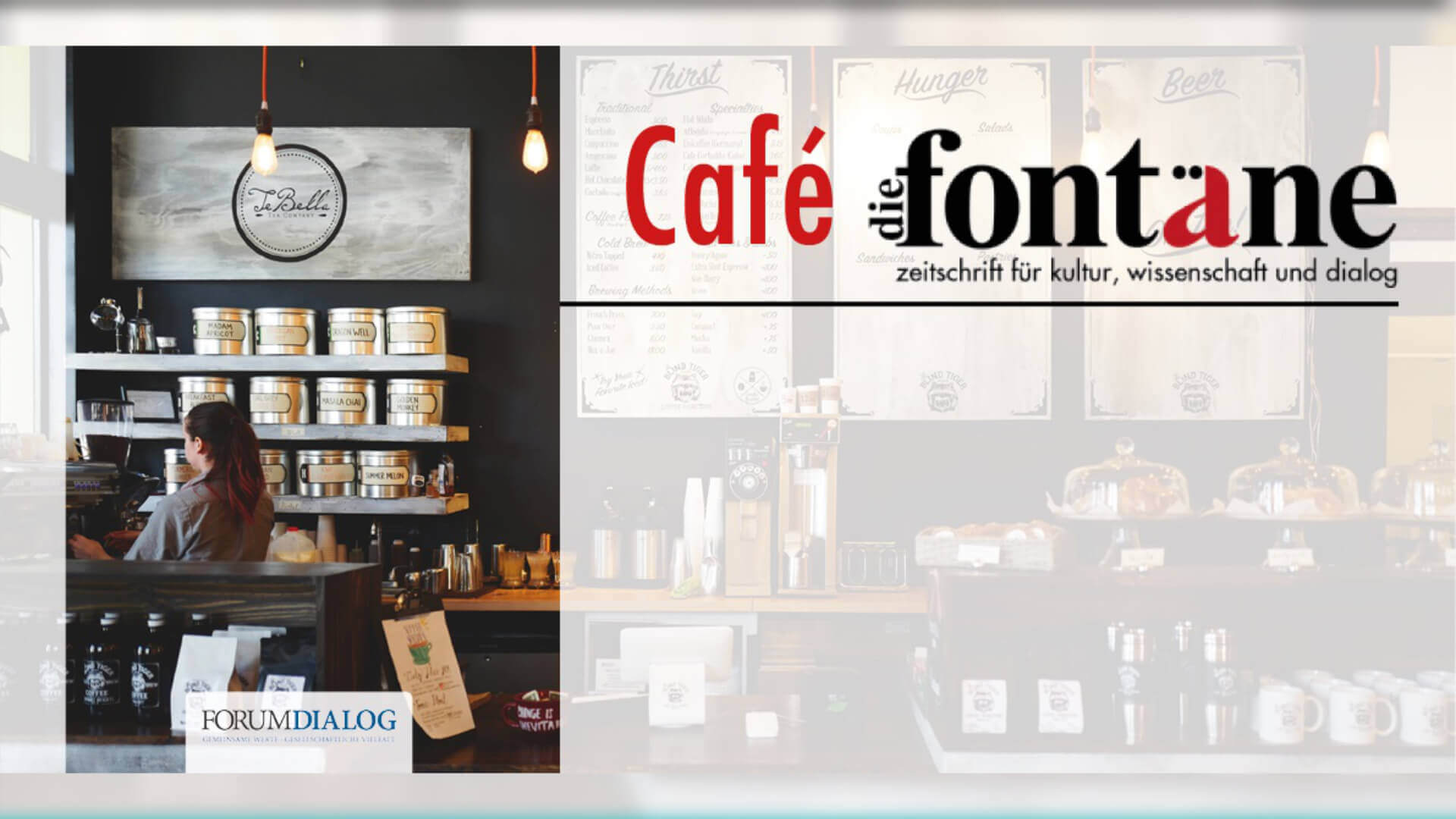 projekt banner cafe fontaene